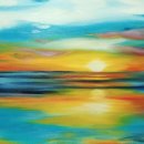 수채화(야간) 이미지