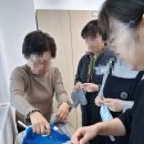 군산시농업기술센터2층 | 【보자기전통공예전문가】 연지꽃 부안군농업기술센터 보자기단체출강 수업스케치