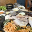 명가솥뚜껑서귀포흑돼지 | 서귀포 올레시장 맛집 | '명가 솥뚜껑' 백돼지 오겹살 2인 후기