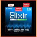 046-1 | 입소문난 엘릭서 일렉기타줄 3팩 010-046 옵티웹 16552