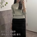 루이 | 엘로주 루이 보트넥 니트 후기 | 여성스러운 데일리 니트