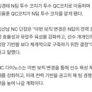엔씨 이용훈 QC코치 -＞ 투코 김경태 투코 -＞QC코치 보직변경 이미지