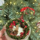 따뜻한 겨울 캔들리스 | 안산/시흥 겨울 실내 데이트 공방 크리스마스 리스 캔들 만들기 수업 원데이 클래스 후기