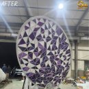 검단e편한세상 정문 | 전시 조형물 공장 / 인테리어필름 신규시공