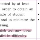 3회차 모의고사 criterion/norm referenced tests 질문 이미지