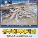 울산동구폐기물 업체 추천 남목 대형 폐목재 처리 후기