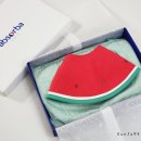 압소바 여름 신생아 옷 사이즈 추천 : 리몽무소 수박 바디수트 턱받이 후기
