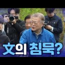 文의 침묵? 이미지