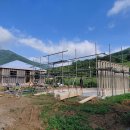 42.정선 문곡리 --- 주차동 벽체 골조 작업중 이미지