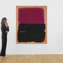 마크로코스 MARK ROTHKO 1950-1951 년 그린 4 호 (투 도미넌트) [오렌지, 플럼, 블랙] 이미지