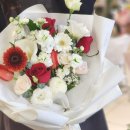 936 | 가경동꽃다발추천 여자친구 선물 레드&amp;화이트 취향 맞춤 예약 제작 후기 no. 936