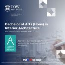 Bachelor of Arts (Hons) in Interior Architecture is accredited 이미지