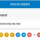 제 1134회차 로또 1등 당첨 번호 이미지