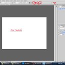 Adobe Photoshop CS6 (한글판) 기초강좌(8) 문자입력 이미지