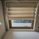 제주시 아라동에 소재한 아라리움 거실 2중 커튼 복도 형상 핀주름 세미암막 커튼 설치 이미지 설명 입니다 이미지