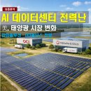한국산업태양광(주)(신흥엘이디 태양광발전소) | AI 데이터센터 전력난 시작…美, 태양광 시장 변화와 한화솔루션·OCI홀딩스 전망