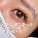 큐티뷰티 | 수원 속눈썹연장 젠느뷰티 클래식연장 후기