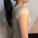 🐢요즘 거북목, 남 일 아니죠? BX 웨어 자세 교정 티셔츠 리얼 후기 👕