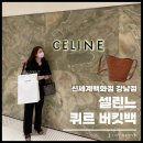 셀린느 버킷백 내돈내산_신세계백화점 강남점 할인, 가격, 착용샷