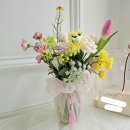 [안산 꽃집 라움 플라워] 화병 꽂이 / 보자기 포장 화병 꽂이
