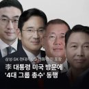 이재명대통령 미국 방문에 4대 그룹 총수 동행 이미지