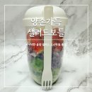 샐러드보틀 양손가득 샐러드도시락통 밀프랩 용기 추천