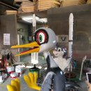 학 조형물 이미지