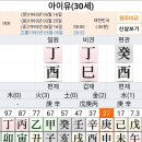 독립적이고 영리한 리더 가수- 아이유 사주 이미지