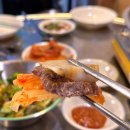 방이동 맛집 가성비 한우 삼합 초원소금구이 저녁 후기