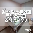광명 철산 유방외과 맘스유외과의원 초음파 조직검사 실비청구 후기