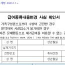 2023년 5월 장기요양 재가급여에서 시설급여로 급여종류변경신청 절차 이미지