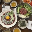 광장시장 미쉐린 부촌육회 별관 육회낙지탕탕이 육회비빔밥 후기