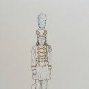 [뭐라도학교]여행&인물스케치 | 인물스케치 펜드로잉 추억그리기 고적대 의상 입은 소녀
