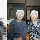 108세 일본 할머니들, 최고령 일란성 쌍둥이 신기록 이미지