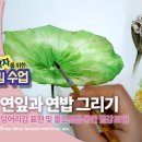 수채화 연잎과 연밥그리기/초보자 독학자를 위한 그림수업 / 물고기아트_아뜰리에 이미지