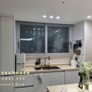 일산 아파트 주방 인테리어 화이트 알루미늄 블라인드 시공 후기