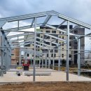 징크판넬 창고 및 사무실 경량철골구조 제주공사 이미지