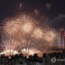서울 밤하늘 가득 내린 '불꽃비'…100만 인파 일제히 "와~!" 이미지