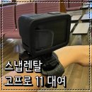 인천공항 고프로 대여 스냅렌탈 히어로 11 블랙 풀패키지 내돈내산 후기