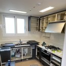 차암-01 | 천안 인테리어 필름 차암동 이편한세상1차 주방 싱크대 및 아트월 슈퍼매트 SMT01 시공 후기