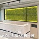 마포구 조화벽면녹화 홍대 동교동 헤어샵 모스아트월 인테리어