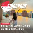 로봇RD센터 | 싱가포르 5성급 호텔 숙소 추천 코모 메트로폴리탄 쇼핑 스파 바 부대시설