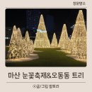 오동동 문화광장 | 마산 창동 눈꽃축제 기간 시간과 오동동 트리 야경 정리