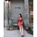 [가을 데일리룩 / OOTD] 육스 직구 성공! 레오파드 마쥬원피스 득템 후기. 가을원피스 미리 준비했어요!
