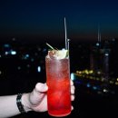 로또카페더블윤 | 해방촌 카페 노드 남산타워 뷰 좋은 루프탑 바 BAR
