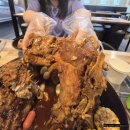 대왕솥뚜껑 | 건대맛집 조선솥뚜껑감자탕 대왕뼈구이 바베큐양념맛 먹고 온 후기 🥘