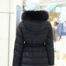 마리오아울렛주크 | 주크 폭스퍼후드 벨티드 슬림 롱 구스다운 V244PSG939, 키작녀 벨트 롱패딩 내돈내산 추천