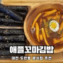 대전 도안동 꼬마김밥 맛집인데 떡볶이가 킥인 분식집 애플꼬마김밥 관저점 내돈내먹 솔직후기