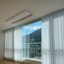 팔판마을6단지 대우푸르지오 | 김해 팔판마을6단지푸르지오 / 멋진 산뷰를 품은 린넨 커튼 그리고 린넨 블라인드