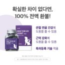 (주) 한국반려동물영양연구소(KNRC) | 닥터바이 강아지 관절 영양제 슬개골 탈구 무릎 고관절 케어 절뚝거림 조인트, 70정, 1개
